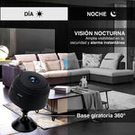 Mini cámara de seguridad WiFi con sensor de movimiento